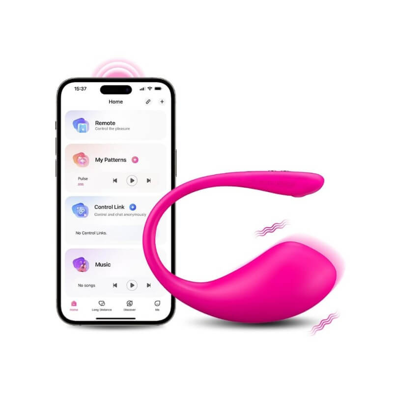 Huevo vibrador con control por app Bluetooth